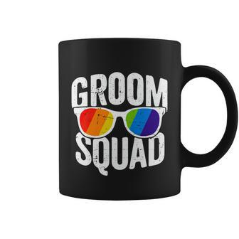 Gay Pride Groom Squad Glasses Lgbt Pride Pride Month Coffee Mug - Monsterry CA