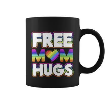 Gay Pride Mom Lgbtq Gift Design For Free Mom Hugs Funny Gift Coffee Mug - Thegiftio UK