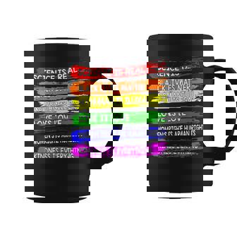 Gay Pride Science Is Real Black Lgbtq Matter Love Is Love Coffee Mug - Thegiftio