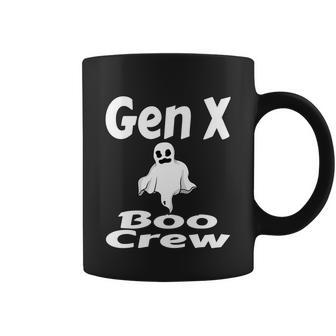 Gen X Boo Crew Funny Ghost Generation X Halloween Coffee Mug - Thegiftio UK