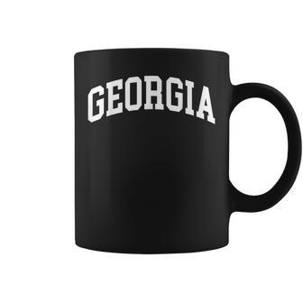 Georgia Us College Font Proud American Usa States Coffee Mug - Thegiftio UK