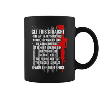 Get This Straight Ar-15 Us Flag Tshirt Coffee Mug - Monsterry UK