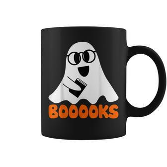 Ghost Booooks Halloween Boo Teacher And Kids Reading Books V3 Coffee Mug - Thegiftio UK