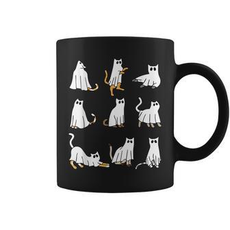 Ghost Cat Halloween For Cat Lover Tollers Boys Girls Kids Coffee Mug - Thegiftio UK