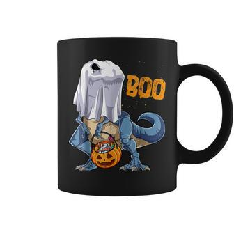 Ghost Dinosaur T Rex Funny Boo Funny Halloween 2022 Spooky Coffee Mug - Thegiftio UK