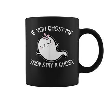 Ghosting Lazy Halloween Funny Ghost Dating Sarcastic Coffee Mug - Thegiftio UK