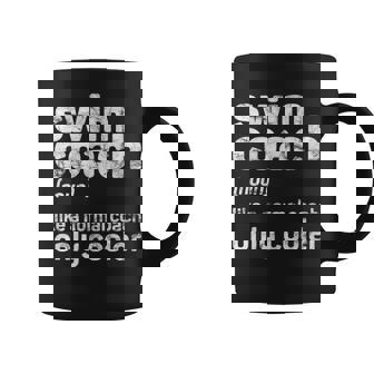 Gift Swim Coaches Funny Appreciation Swim Teacher Definition Coffee Mug - Thegiftio UK