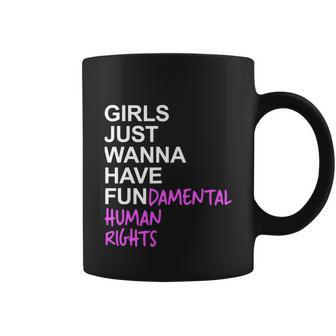 Girls Just Wanna Have Fundamental Rights V6 Coffee Mug - Monsterry DE