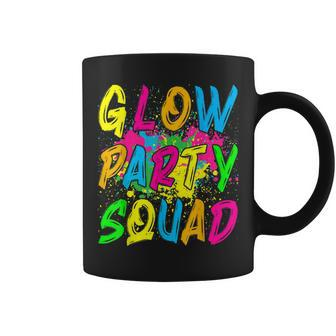 Glow Party Squad Lets Glow Crazy 80S Retro Costume Party Coffee Mug - Thegiftio UK