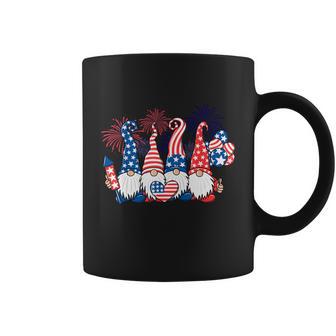 Gnomes Patriotic American Flag Cute Gnomes 4Th Of July Gift V2 Coffee Mug - Monsterry CA