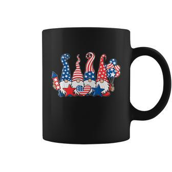 Gnomes Patriotic American Flag Cute Gnomes 4Th Of July Gift V4 Coffee Mug - Monsterry CA