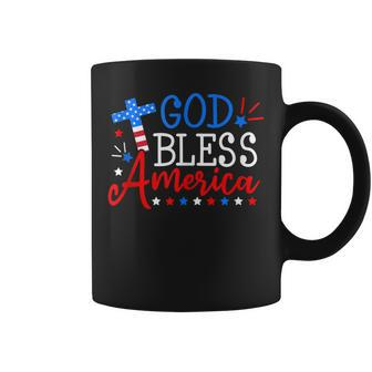 God Bless America 4Th Of July Funny Us Flag Patriotic Coffee Mug - Seseable