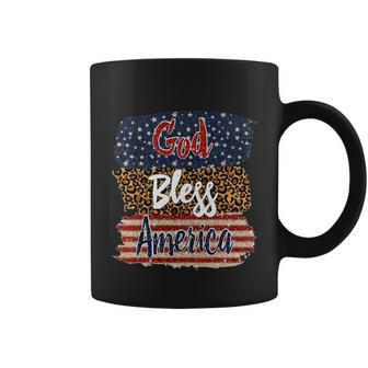 God Bless America Flag Gift 4Th Of July Independence Day Gift Coffee Mug - Monsterry DE