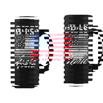 God Bless America Usa Flag 4Th Of July Patriotic V3 Coffee Mug | Seseable FR