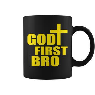 God First Bro Coffee Mug - Monsterry