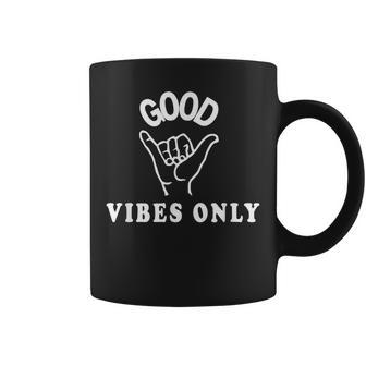 Good Vibes Only Vintage Positive Mind V2 Coffee Mug - Seseable