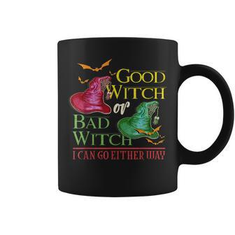 Good Witch Bad Witch I Can Go Either Way Halloween Costume V5 Coffee Mug - Seseable