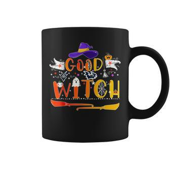 Good Witch Hat Salem Broom Club Funny Halloween Costume Coffee Mug - Seseable