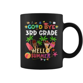 Goodbye 3Rd Grade Hello Summer Boys Kids Last Day Of School Coffee Mug - Seseable