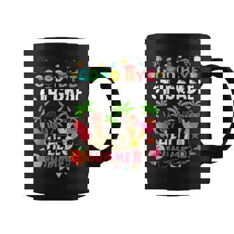 Goodbye 6Th Grade Hello Summer Boys Kids Last Day Of School Coffee Mug - Seseable