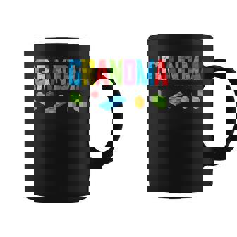 Grandma Master Builder Building Bricks Blocks Family Set Coffee Mug - Thegiftio
