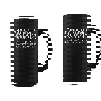 Grandma With Grandkids Name Coffee Mug - Thegiftio UK
