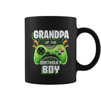 Grandpa Of The Birthday Boy Matching Video Gamer Party Graphic Design Printed Casual Daily Basic Coffee Mug - Thegiftio UK