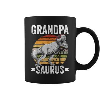 Grandpa Saurus Dinosaur Grandpasaurus Family Matching T Rex Coffee Mug - Thegiftio UK