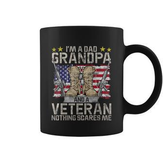 Grandpa Shirts For Men Fathers Day Im A Dad Grandpa Veteran Graphic Design Printed Casual Daily Basic Coffee Mug - Thegiftio UK