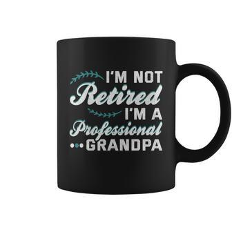 Grandpa Shirts Funny Fathers Day Retired Grandpa Long Sleeve Tshirt Coffee Mug - Monsterry UK