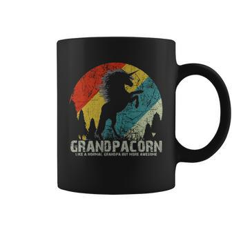 Grandpacorn Grandpa Unicorn Coffee Mug - Monsterry