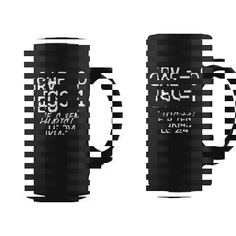 Grave 0 Jesus 1 He Has Risen Jesus Religious Easter Christ Coffee Mug - Monsterry