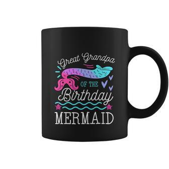 Great Grandpa Of The Birthday Mermaid Coffee Mug - Monsterry AU