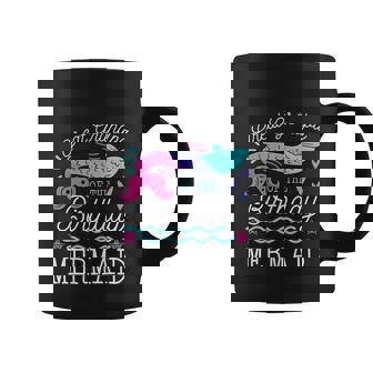 Great Grandpa Of The Birthday Mermaid Theme Family Bday Coffee Mug - Monsterry