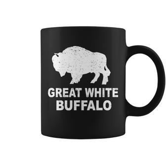 Great White Buffalo Tshirt Coffee Mug - Monsterry CA