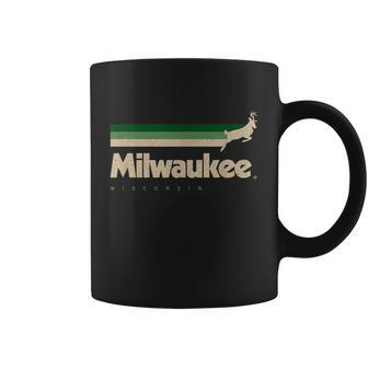 Green Milwaukee Basketball Bball City Wisconsin Milwaukee Graphic Design Printed Casual Daily Basic Coffee Mug - Thegiftio UK