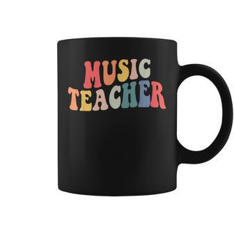 Groovy Music Teacher Team Teacher Back To School 2022 Coffee Mug - Thegiftio UK