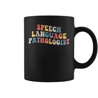 Groovy Speech Language Pathologist Leopard Speech Therapy Coffee Mug - Thegiftio UK