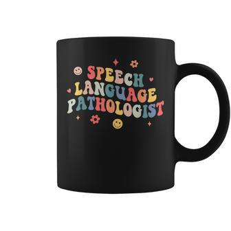 Groovy Speech Language Pathologist Speech Therapy Gift Slp Coffee Mug - Thegiftio UK