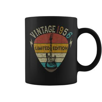 Guitar Lover 66 Year Old Gifts Vintage 1956 Limited Edition Coffee Mug - Thegiftio UK