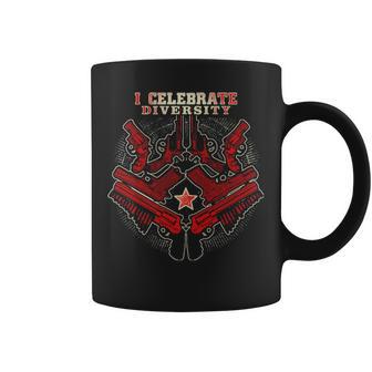 Gun Control Celebrate Diversity Coffee Mug - Monsterry UK