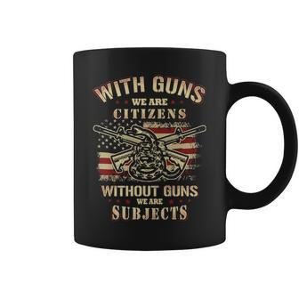 Gun Control With Guns Citizen Coffee Mug - Monsterry