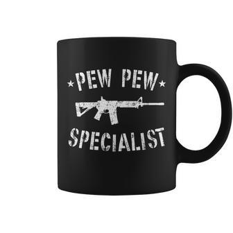 Gun Rifle Pew Pew Specialist Tshirt Coffee Mug - Monsterry UK