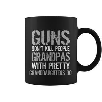 Guns Dont Kill People Grandpas Do Tshirt Coffee Mug - Monsterry UK