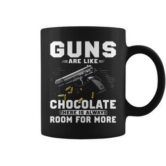 Guns Like Chocolates Coffee Mug - Seseable