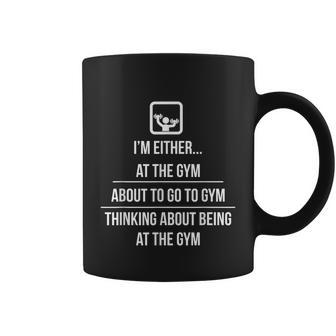 Gym With Funny Saying Muscle Workout Gym Lover Gifts Graphic Design Printed Casual Daily Basic Coffee Mug - Thegiftio UK