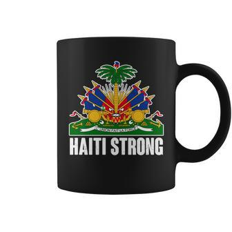 Haiti Strong Flag Symbol Logo Coffee Mug - Monsterry UK