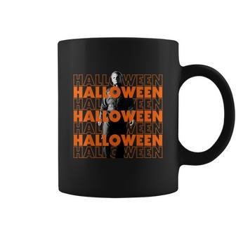 Halloween 2 Michael Text Stack Graphic Design Printed Casual Daily Basic Coffee Mug - Thegiftio UK