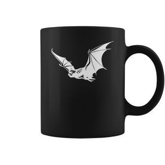 Halloween Bat Flying White Idea Gift For You Coffee Mug - Seseable