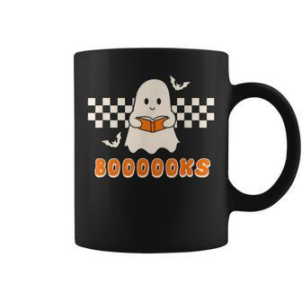 Halloween Booooks Cute Ghost Boo Reading Books Adults Kids V3 Coffee Mug - Thegiftio UK